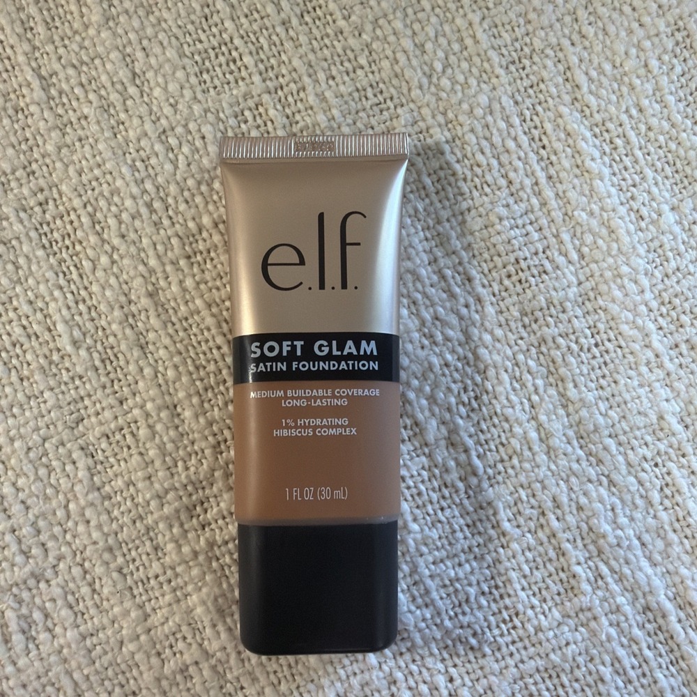 e.l.f. Soft Glam Satin Foundation - 50 Deep Warm - 1 fl oz New